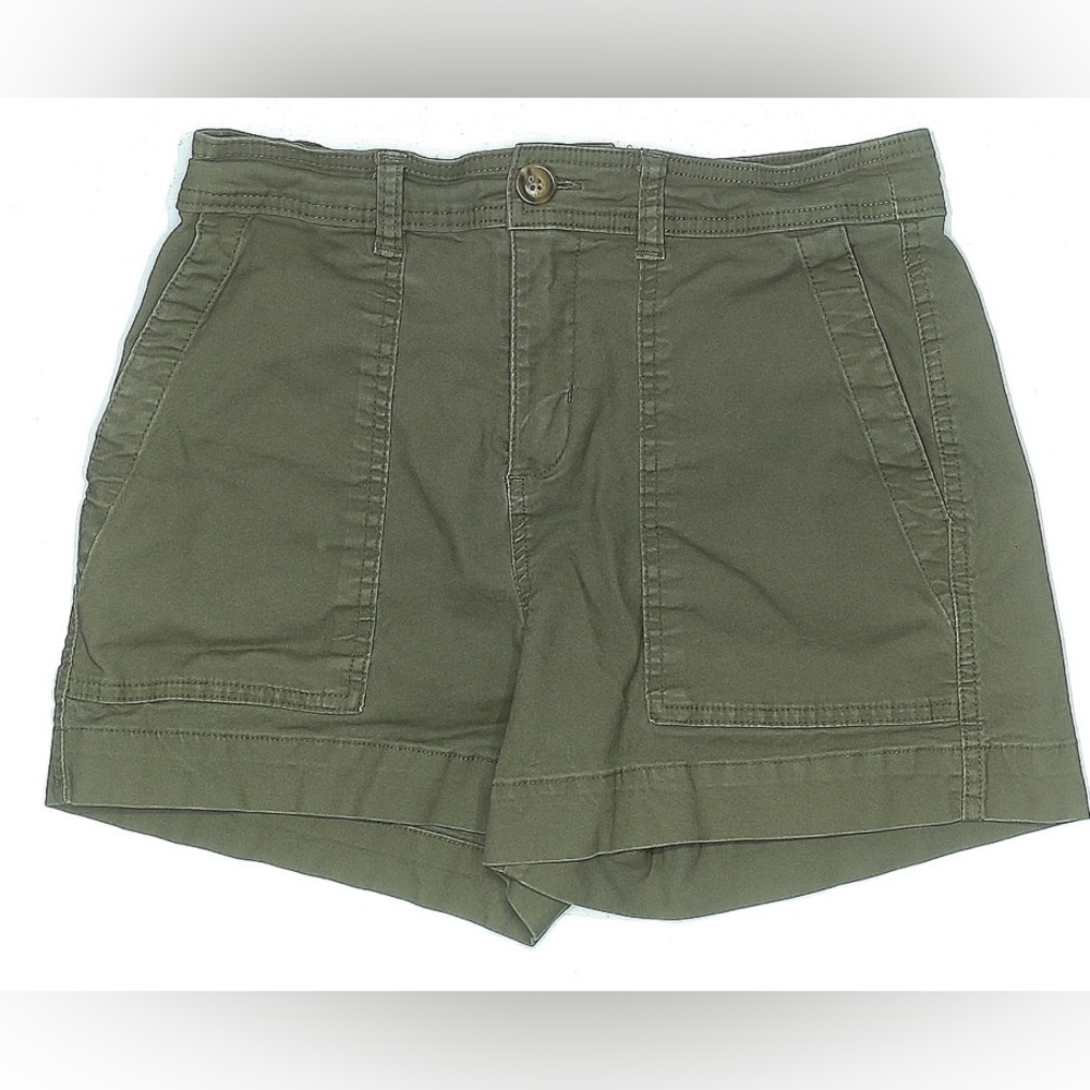 A New Day, Khaki Green Cargo Shorts (Size 2)
